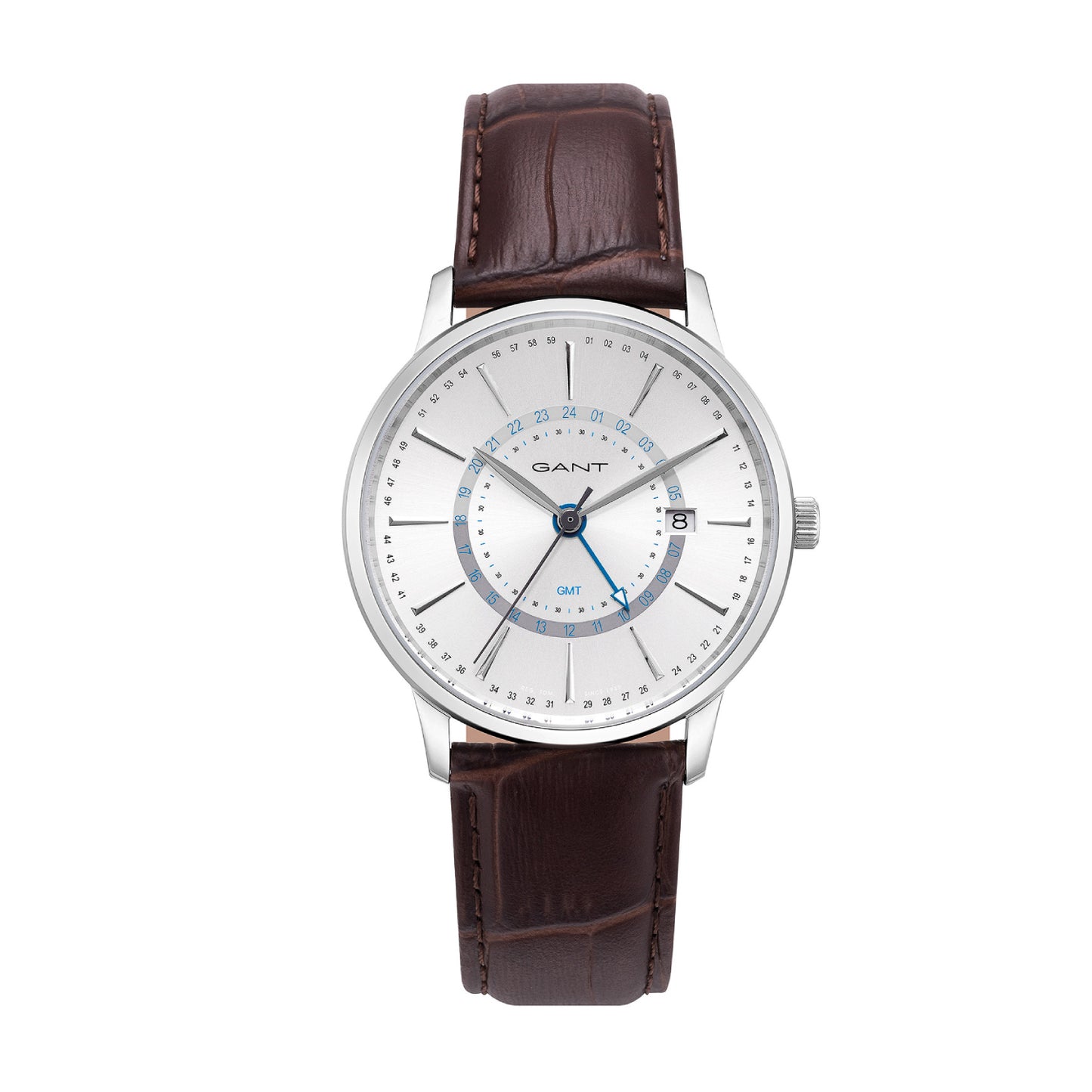 Ανδρικό ρολόι Gant Date Quartz 42mm GTAD02600899I GMT